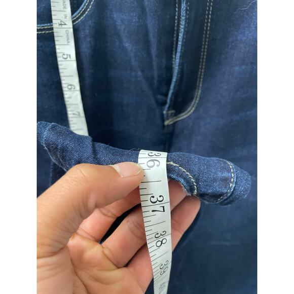 Boston Proper Womans Blue Leggins with Leg Strap Size 8 - Picture 5 of 7